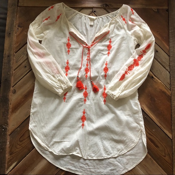 H&M Conscious Collection Embroidered Dress/Tunic - Picture 2 of 6